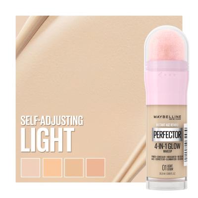 Maybelline Instant Anti-Age Perfector 4-In-1 Glow Make-up pro ženy 20 ml Odstín 01 Light