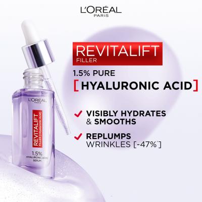 L&#039;Oréal Paris Revitalift Filler HA 1,5% Pleťové sérum pro ženy 30 ml