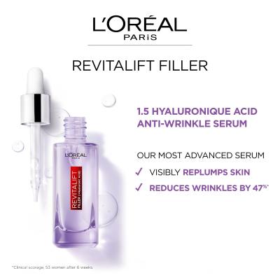 L&#039;Oréal Paris Revitalift Filler HA 1,5% Pleťové sérum pro ženy 30 ml