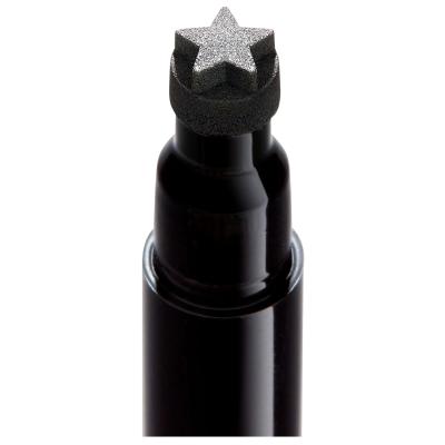 NYX Professional Makeup Star Stamp Face &amp; Body Stamp Oční linka pro ženy 0,96 ml Odstín 01 Star Studded