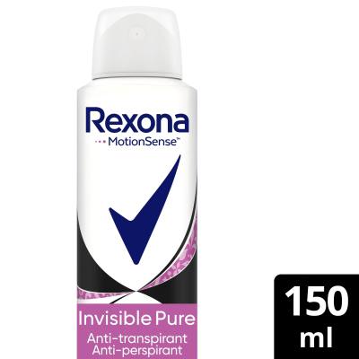 Rexona MotionSense Invisible Pure 48H Antiperspirant pro ženy 150 ml