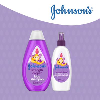 Johnson´s Strength Drops Kids Conditioner Spray Kondicionér pro děti 200 ml