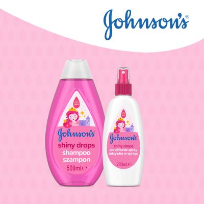 Johnson´s Shiny Drops Kids Conditioner Spray Kondicionér pro děti 200 ml