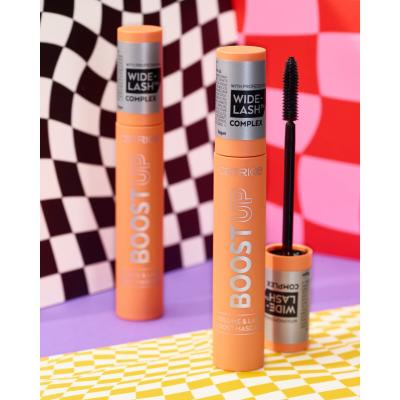 Catrice Boost Up Volume &amp; Lash Boost Řasenka pro ženy 11 ml Odstín 010 Black