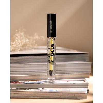 Catrice Super Glue Brow Styling Gel Gel a pomáda na obočí pro ženy 4 ml Odstín 010 Ultra Hold