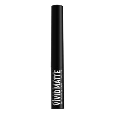 NYX Professional Makeup Vivid Matte Oční linka pro ženy 2 ml Odstín 01 Black