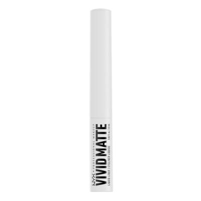 NYX Professional Makeup Vivid Matte Oční linka pro ženy 2 ml Odstín 02 White