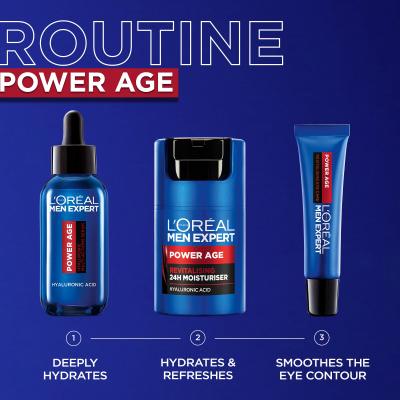 L&#039;Oréal Paris Men Expert Power Age Revitalising Eye Care Oční krém pro muže 15 ml