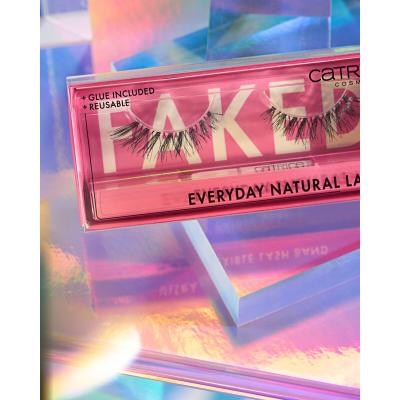 Catrice Faked Everyday Natural Lashes Umělé řasy pro ženy 1 ks Odstín Black