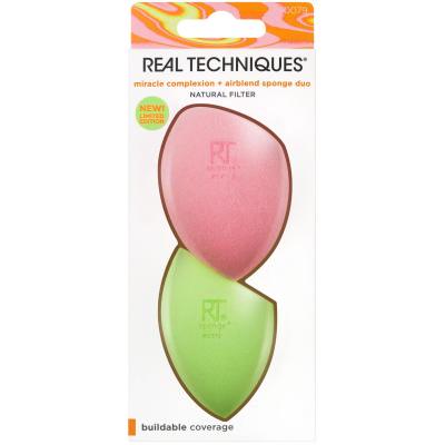 Real Techniques Miracle Complexion Sponge Duo Aplikátor pro ženy Set