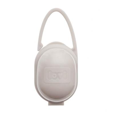 LOVI Soother Container Beige Pouzdro na dudlík pro děti 1 ks