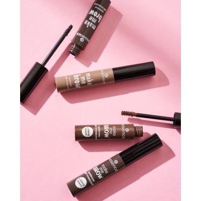 Essence Make Me Brow Eyebrow Gel Mascara Řasenka na obočí pro ženy 3,8 ml Odstín 05 Chocolaty Brows