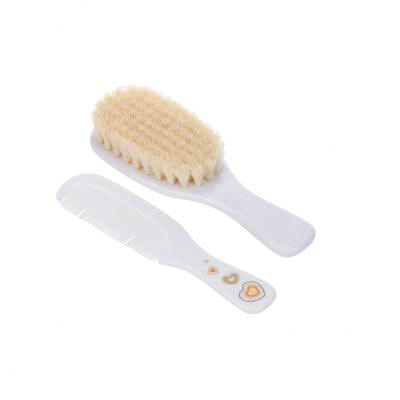 Canpol babies Newborn Baby Baby Brush With Comb Hearts Hřeben na vlasy pro děti Set