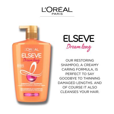 L&#039;Oréal Paris Elseve Dream Long Restoring Shampoo Šampon pro ženy 1000 ml