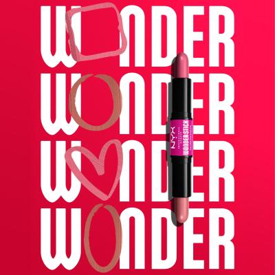 NYX Professional Makeup Wonder Stick Blush Tvářenka pro ženy 8 g Odstín 01 Light Peach And Baby Pink