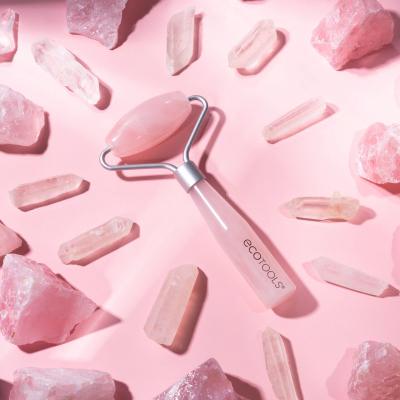 EcoTools Facial Roller Mini Rose Quartz Masážní váleček a kámen pro ženy 1 ks