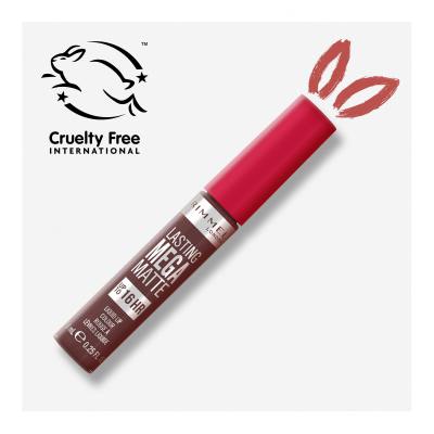 Rimmel London Lasting Mega Matte Liquid Lip Colour Rtěnka pro ženy 7,4 ml Odstín Urban Affair