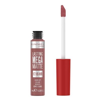 Rimmel London Lasting Mega Matte Liquid Lip Colour Rtěnka pro ženy 7,4 ml Odstín Blush