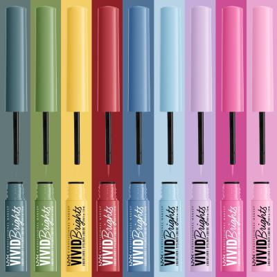 NYX Professional Makeup Vivid Brights Oční linka pro ženy 2 ml Odstín 08 Don´t Pink Twice