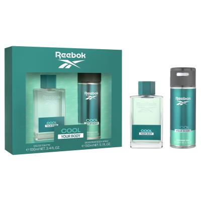 Reebok Cool Your Body Dárková kazeta toaletní voda 100 ml + deodorant 150 ml