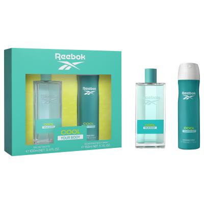 Reebok Cool Your Body Dárková kazeta toaletní voda 100 ml + deodorant 150 ml