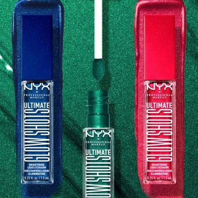 NYX Professional Makeup Ultimate Glow Shots Oční stín pro ženy 7,5 ml Odstín 22 Watermelon Wealth