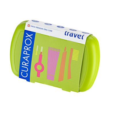 Curaprox Travel Set Green Klasický zubní kartáček Set