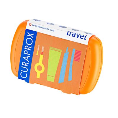 Curaprox Travel Set Orange Klasický zubní kartáček Set