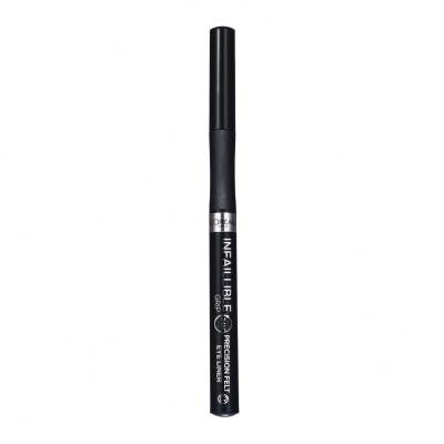 L&#039;Oréal Paris Infaillible Grip 24H Precision Felt Eyeliner Oční linka pro ženy 1 ml Odstín 01 Black