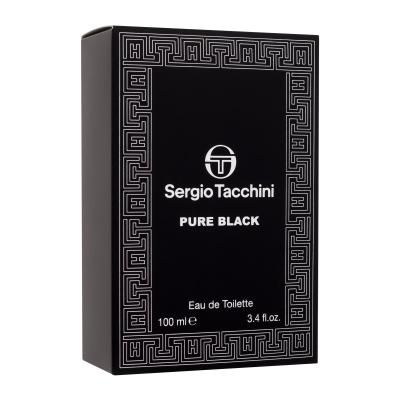 Sergio Tacchini Pure Black Toaletní voda pro muže 100 ml poškozená krabička