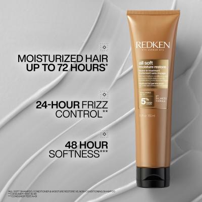 Redken All Soft Moisture Restore Leave-In Treatment Bezoplachová péče pro ženy 150 ml