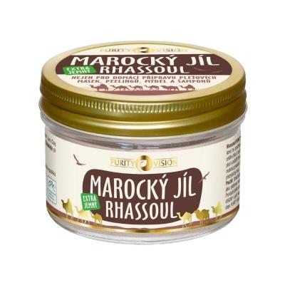 Purity Vision Moroccan Clay Rhassoul Pleťová maska 200 g