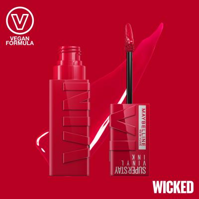 Maybelline Superstay Vinyl Ink Liquid Rtěnka pro ženy 4,2 ml Odstín 50 Wicked