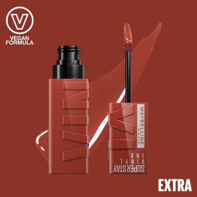 Maybelline Superstay Vinyl Ink Liquid Rtěnka pro ženy 4,2 ml Odstín 130 Extra