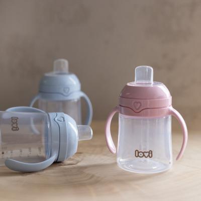 LOVI First Cup With Spout Pink 6m+ Hrneček pro děti 150 ml