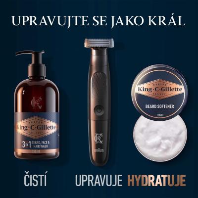 Gillette King C. Soft Beard Balm Balzám na vousy pro muže 100 ml