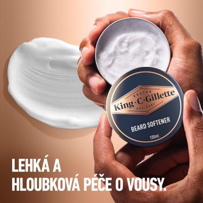 Gillette King C. Soft Beard Balm Balzám na vousy pro muže 100 ml