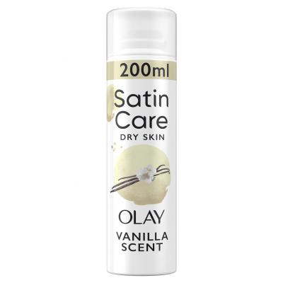 Gillette Satin Care Olay Vanilla Dream Shave Gel Gel na holení pro ženy 200 ml