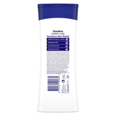 Vaseline Intensive Care Sensitive Skin Relief Tělové mléko 400 ml