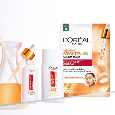 L&#039;Oréal Paris Revitalift Clinical Vitamin C Brightening Serum-Mask Pleťová maska 26 g