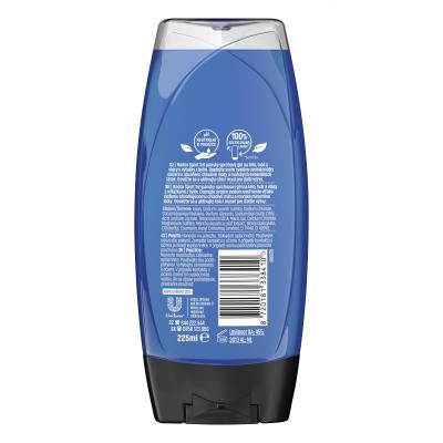 Radox Sport Mint And Sea Salt 3-in-1 Shower Gel Sprchový gel pro muže 225 ml