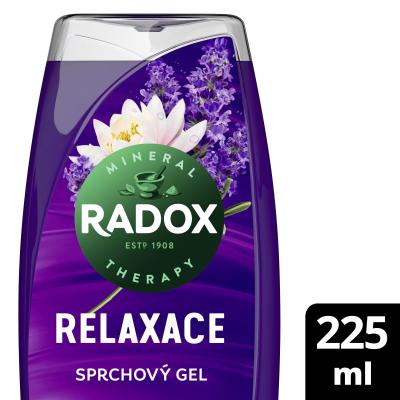 Radox Relaxation Lavender And Waterlily Shower Gel Sprchový gel pro ženy 225 ml