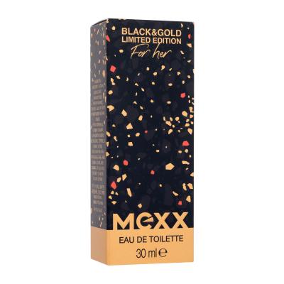 Mexx Black &amp; Gold Limited Edition Toaletní voda pro ženy 30 ml