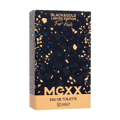 Mexx Black &amp; Gold Limited Edition Toaletní voda pro muže 50 ml