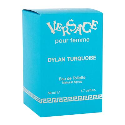 Versace Pour Femme Dylan Turquoise Toaletní voda pro ženy 50 ml poškozená krabička