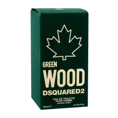 Dsquared2 Green Wood Toaletní voda pro muže 100 ml poškozená krabička