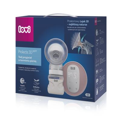 LOVI Prolactis 3D Soft Two-phase Electric Breast Pump Odsávačka mléka pro ženy 1 ks