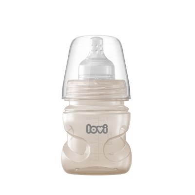 LOVI Trends Bottle 0m+ Beige Kojenecká lahev pro děti 120 ml