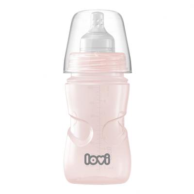 LOVI Trends Bottle 3m+ Pink Kojenecká lahev pro děti 250 ml