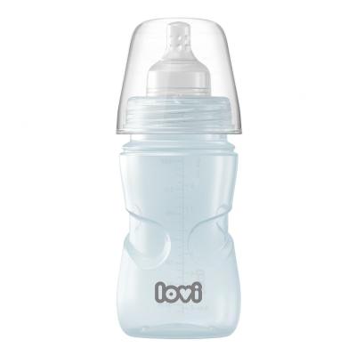 LOVI Trends Bottle 3m+ Green Kojenecká lahev pro děti 250 ml